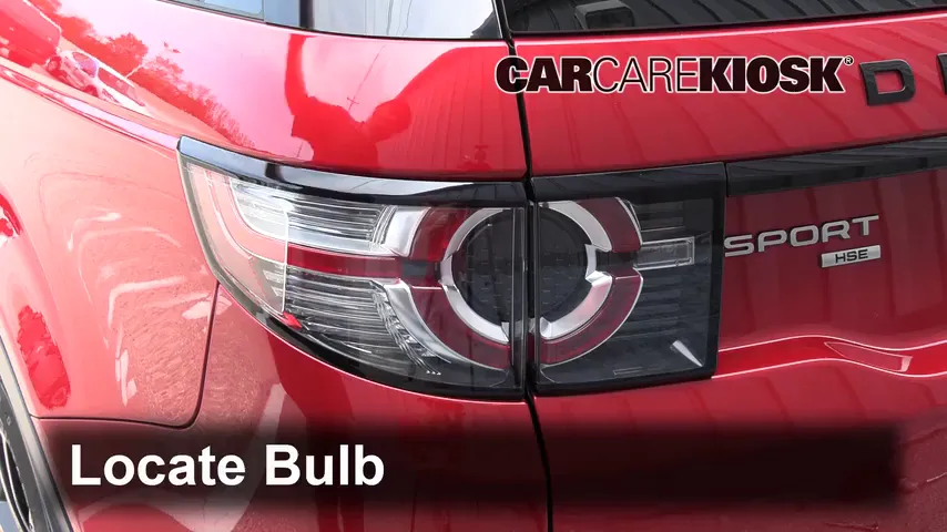 2018 Land Rover Discovery Sport HSE 2.0L 4 Cyl. Turbo Sport Utility (4 Door) Lights Turn Signal - Rear (replace bulb)